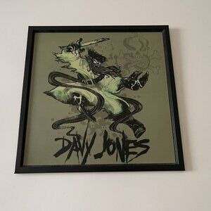 Pirates Of The Caribbean Davy Jones Tin Sign Wall Decor Disney Dead Mans Chest